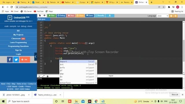 string reverse in java using charAt() || java string question смотреть онлайн
