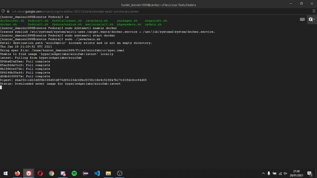 Automated Hyper Ledger Mini Fabric setup and Java chain code deployment on CentOS 8 смотреть онлайн