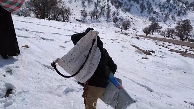 Heavy Snowfall And Help Of Narges To The Sick Child Of Nazanin, A Nomadic Woman