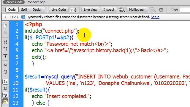 สอน php ฟังชั่น mysql_insert 2/2 смотреть онлайн