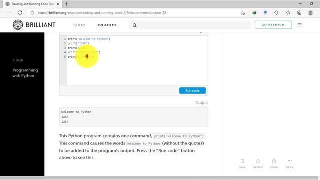 03 Print Command and Simple Drawing смотреть онлайн