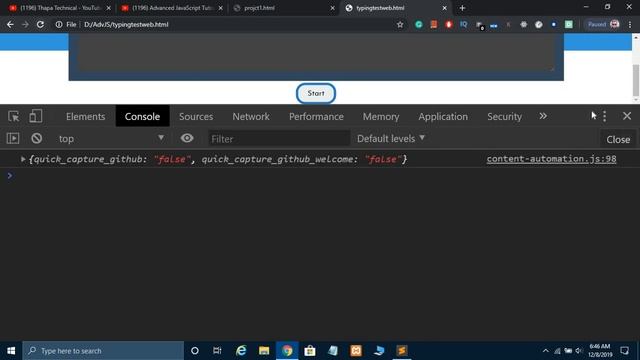 Project 1: Create Your Own Typing Speed Test Website using HTML CSS & JavaScript in Hindi смотреть онлайн