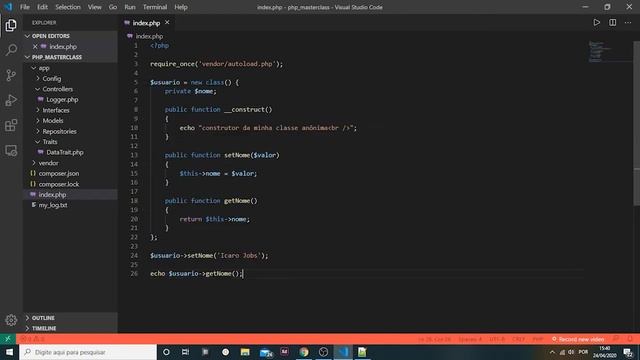 Curso PHP COMPLETO - Classes anônimas, Best pratices, Onde estudar - Aula 007 (última aula) смотреть онлайн