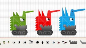 Labo Brick Tank - Blue, Red, Green Box Tank