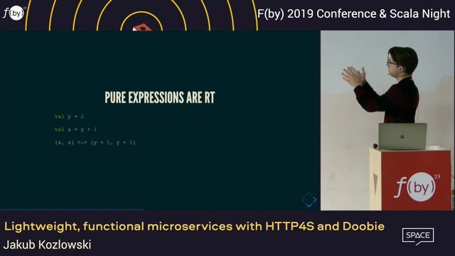 Scala Night - Jakub Kozlowski, LIGHTWEIGHT, FUNCTIONAL MICROSERVICES WITH HTTP4S AND DOOBIE смотреть онлайн