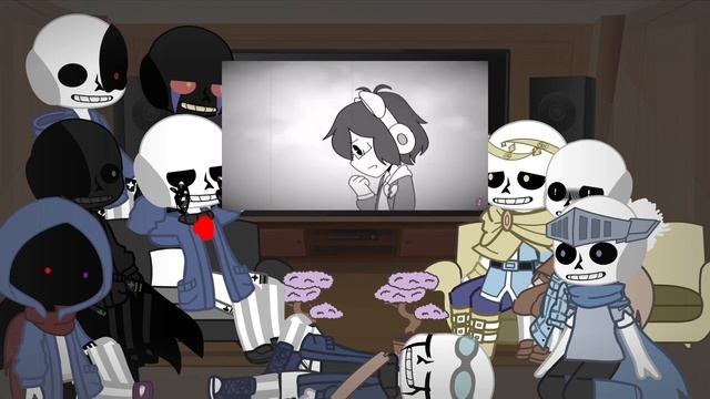 ~{ sans aus reacts to help me by clover }~ смотреть онлайн