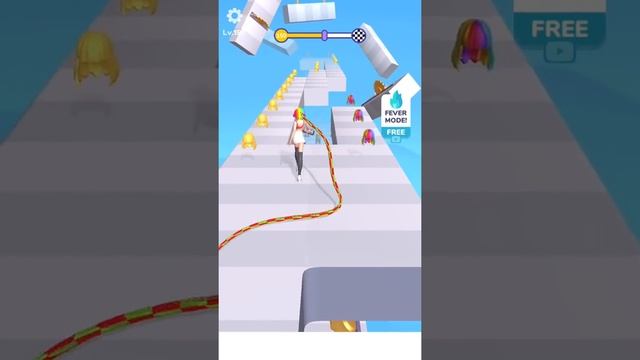 HAIR CHALLENGE game MAX LEVEL ?♀️?? Gameplay All Levels Walkthrough iOS Android New Game FullProLv смотреть онлайн