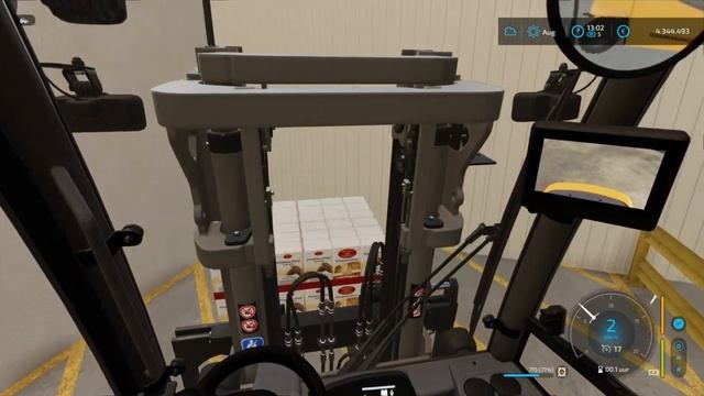 Farming Simulator 22 filling the medium warehouse with pallets!! смотреть онлайн