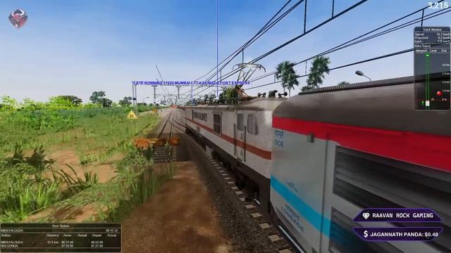 ?LIVE || 12703 Falaknuma Express || Indian train Simulator || MSTS / Open rails смотреть онлайн