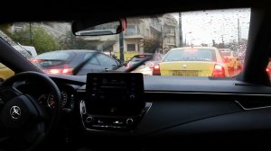 Toyota Corolla 2019 1.2 Turbo-POV Drive #5 Rainy City Driving