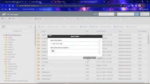 Build and deploy Next js app on cpanel | Host   react js,  node js, next js website on cpanel