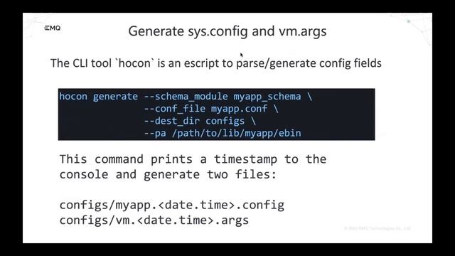 EMQ X Open Source Project Demo: HOCON Demo смотреть онлайн