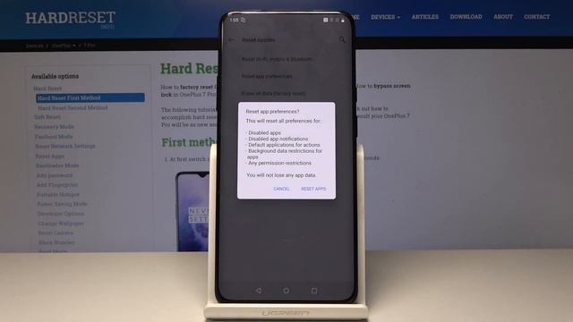 How to Reset App Preferences in OnePlus 7 Pro - Default App Settings смотреть онлайн