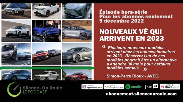 Épisode Hors Série # 38 Les nouveaux modèles de VÉ qui arrivent en 2023 смотреть онлайн