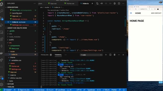 Ionic Framework with VueJS: Build a CRUD App Using SQLite - (2) Install Plugin, Run IOS Simulator смотреть онлайн
