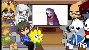 Undertale react to DustTale , part 2 😍😍