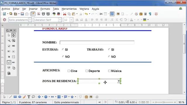 Libreoffice writer: FORMULARIOS смотреть онлайн