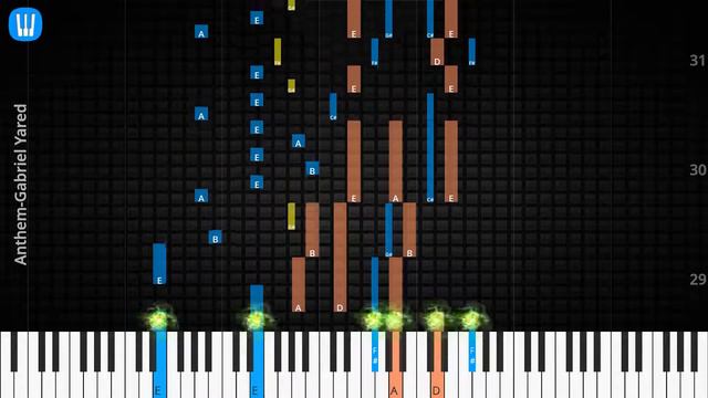 🎹Anthem, Solo & Chord, Gabriel Yared, Synthesia Piano смотреть онлайн