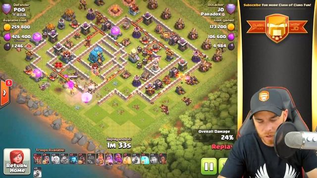 Worlds 2nd Most Used TH 12 Trophy Base Cracked | Legend League TH 12 Base | Clash of Clans смотреть онлайн