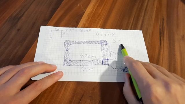 Fundament Hisoblash, Kvadrat м², Va Kuba Chiqarish м³ Arxitektor Va Ustalar Uchun