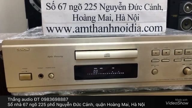 Cd Nhật bãi Denon 1550AR mặt phay vàng sang trọng tại Thắng audio 0983698887 смотреть онлайн