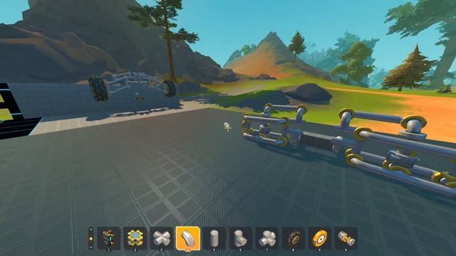 Сборка Крутой Независимой Подвески. В Скрап-Механик.Scrap Mechanic #scrapmechanic