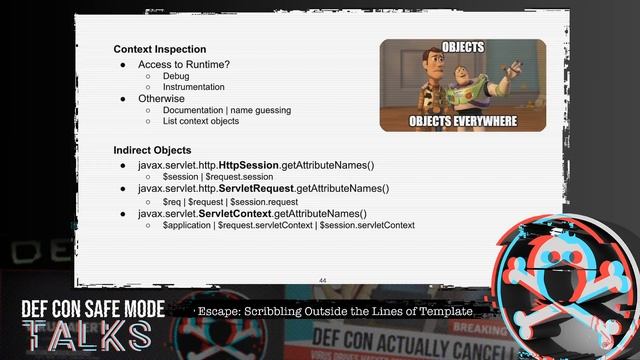DEF CON Safe Mode - Oleksandr Mirosh, Alvaro Munoz - Scribbling Outside the Lines of Template Sec смотреть онлайн