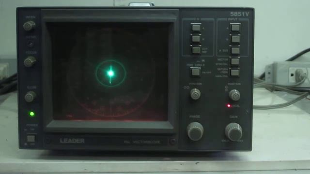 Leader 5871 Vector Scope　動作確認 смотреть онлайн
