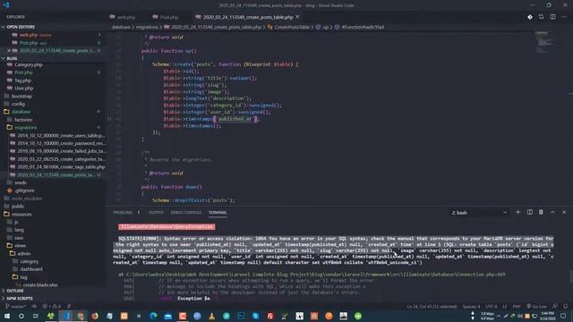 Blog Post CRUD (Part 10) - Laravel Blog Development Bangla Tutorial смотреть онлайн