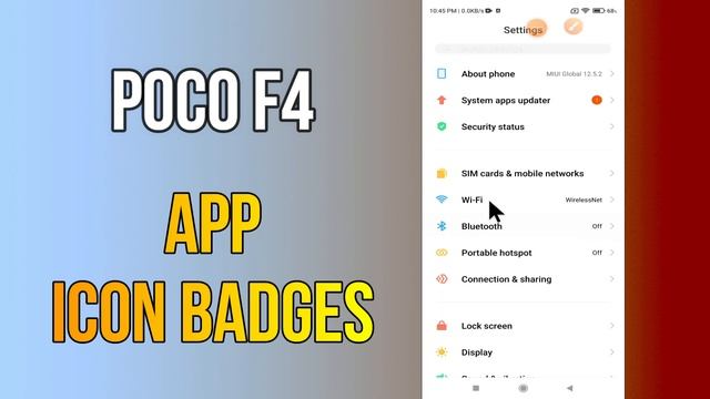 POCO F4 App Icon Badges || How To Turn On Notification Number Icon смотреть онлайн