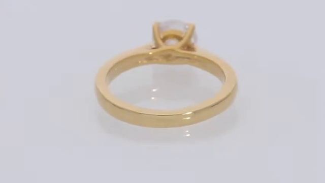 Brilliant Cut Round Shape Solitaire Engagement Rings - Abelini смотреть онлайн