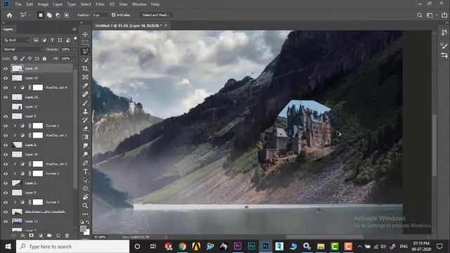 Matte Painting Basic Shades - Real World| Photoshop | Concept Art | Perspective смотреть онлайн