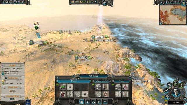 FALL OF THE DUNES! Total War: Warhammer 2 - Tomb Kings Campaign - Settra #22 смотреть онлайн