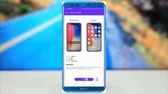 Huawei EMUI Themes : iPhone X Theme | Honor-9 lite,6X,7X,P20 lite смотреть онлайн