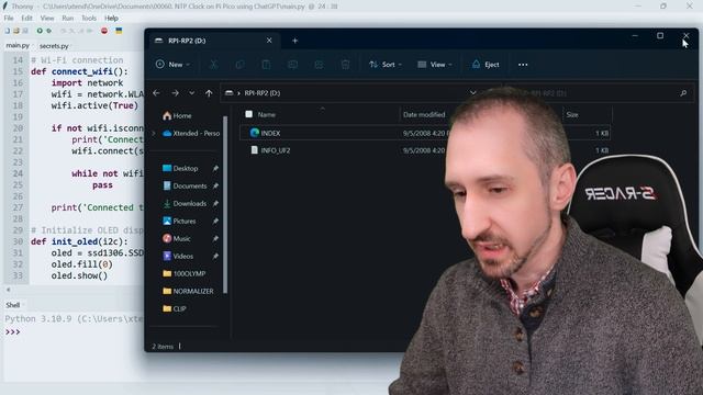 Building an NTP Clock Using Pi Pico and ChatGPT-4 смотреть онлайн