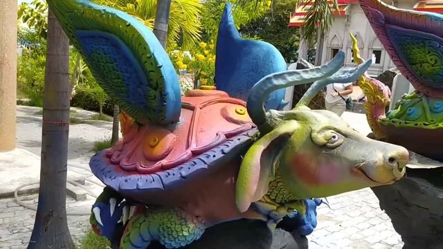 Храм большой черепахи .Места силы. Паттайя .Таиланд 2020.