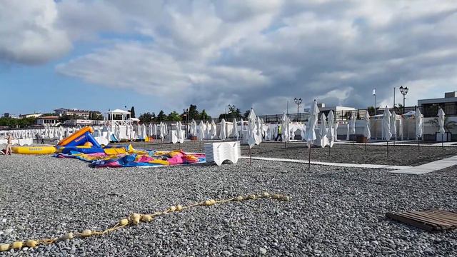 Имеретинка, пляж, утро 22.06.2017 смотреть онлайн