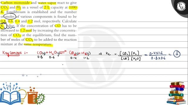 Carbon monoxide and water vapor react to give
\( \mathrm{CO}_{2} \)... смотреть онлайн
