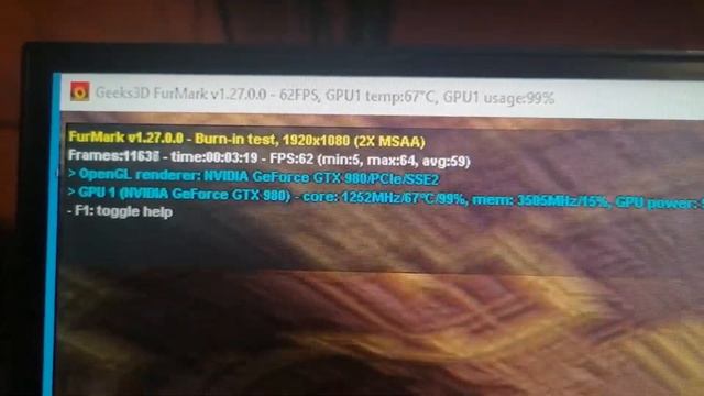 Gtx 980 4 gb msi furmark смотреть онлайн