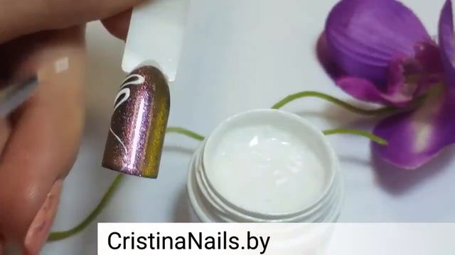 Гель "кошачий глаз". Магнитный гель.ТМ CristinaNails. смотреть онлайн