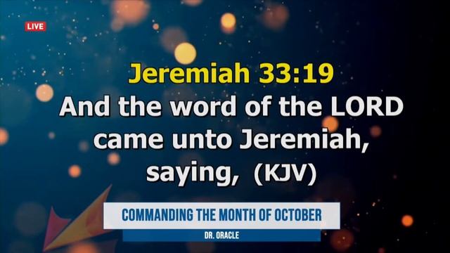 COMMANDING THE MONTH OF OCTOBER - DR. ORACLE смотреть онлайн