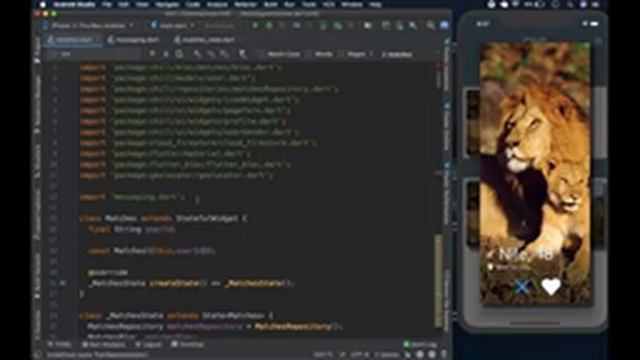 Build Flutter Tinder Clone with Firebase & BLoC #31/41 Finishing the Matches Page & Refactoring смотреть онлайн