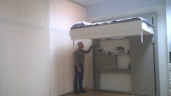 Подъёмная Кровать под потолком, BedUp, LiftBed, http://liftbedspb.ru/