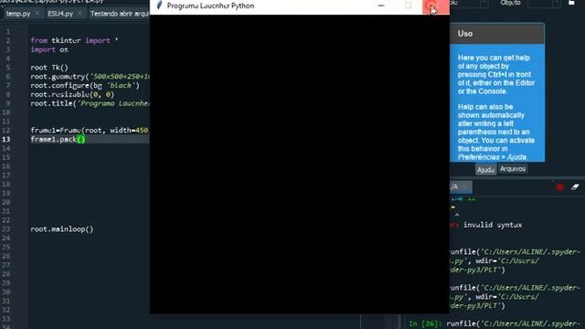 Python Básico - executar um programa usando tkinter - GUI - Parte 2 смотреть онлайн