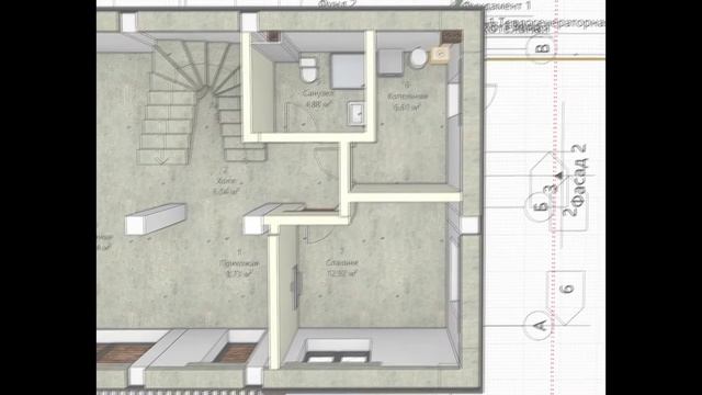 Проект двухэтажного дома с плоской эксплуатируемой крышей и выходом на крышу по наружной лестнице смотреть онлайн