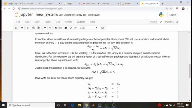 Linear Systems and Sparse Matrices with Numpy and Scipy смотреть онлайн