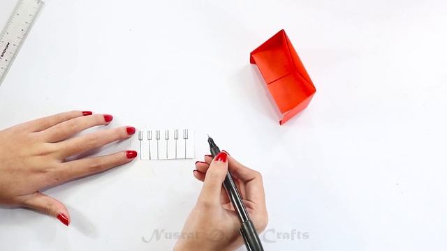 Easy Paper Piano / How to make Origami Paper Piano / DIY Paper Craft Tutorial. смотреть онлайн