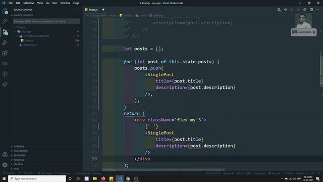 11. Output the lists of data and Keys using the For Loop and Map in the React Web App - ReactJs смотреть онлайн
