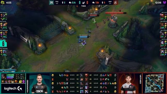 MSF vs. FNC - Неделя 2 День 2 | LEC Весенний сплит | Misfits Gaming vs. Fnatic (2022) смотреть онлайн