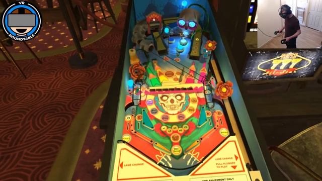 VR Roundtable - Gary Plays Pinball Inside (HTC Vive) смотреть онлайн